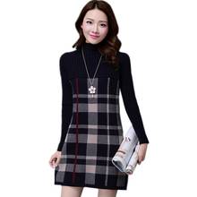New Women Spring Autumn Winter Slim Long-sleeves Sweater Thick Pullover Knitting Mini Sweater Dress Fashion Big yards Sweater 2024 - buy cheap