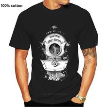 2019 Fashion Men T Shirt Custom Victorian Diver Illustration T-Shirt.Victoriana Scuba Vintage Dive Muscle T Shirt 2024 - buy cheap