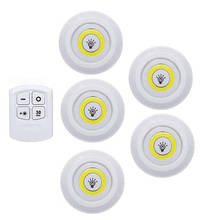 Lâmpada de led dimerizável por pilha para armários e banheiros., tamanhos pequeno, com controle remoto, para armários e guarda-roupas.