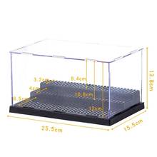 25.5cm*15.5cm DIY Display Case Dustproof Transparent Box Plastic ShowCase For Action Figures Bricks Building Blocks Toys For Kid 2024 - buy cheap