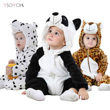 Baby Rompers New Born Baby Clothes Winter Boys Girls Jumpsuits Kigurumi Onesies Animal Panda unicorn Pajamas Ropa Bebe Costumes 2024 - buy cheap