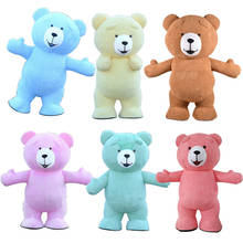 Disfraz inflable de oso de Peluche para adulto, disfraz de oso de Peluche hinchable, para Cosplay 2024 - compra barato