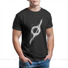 Camiseta negra con agujero para hombre, camisa negra de película de ciencia ficción interestelar, camisetas de algodón puro de gran tamaño 2024 - compra barato
