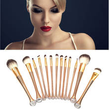 13PCS Pro escova da Composição Cosmetic Brushes Set Pó Fundação Escova Eyeshadow Lip j805 2024 - compre barato