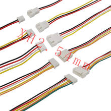 Cable conector de paso macho y hembra, 2/3/4/5/6 Pines, 10 Uds., XH2.54 XH, 2,54mm, 20 40CM de longitud, 26AWG 2024 - compra barato