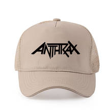 High quality pure cotton Men Anthrax logo Printed Baseball cap Fashion Style cap women 2024 - buy cheap