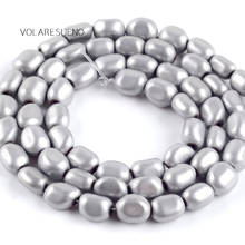 Natural fosco irregular silvers hematite pedra redonda solta grânulos para fazer jóias 5-8mm espaçador contas caber diy pulseira 15' 2024 - compre barato