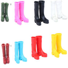 Botas de lluvia de goma para el hogar, a escala 1/12 decoración de jardín, en miniatura, multicolor, 1 par 2024 - compra barato