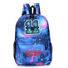 Mochila de viaje de Galaxy Stranger Things para hombre, mujer, niño y niña, nuevo patrón, bonita Mochila escolar para ordenador portátil 2024 - compra barato