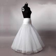 100% High Quality A Line Tulle Wedding Bridal Petticoat Underskirt Crinolines for Wedding Dress 2024 - buy cheap