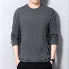 Winter Man's Fleece Pullover Comfy Slim Knitted Sweaters Bace Shirt Autumn Warm Solid Long Sleeve Sweater 4XL 2024 - buy cheap