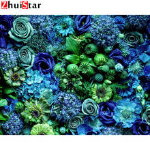 Diamond Painting Full Square flower-full-frame Mosaic Home Decor Picture Of Rhinestones Embroidery Diamond Art WHH 2024 - buy cheap