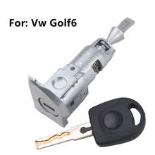 FLYBETTTER OEM Left Door Lock Cylinder Auto Door Lock Cylinder For Vw Golf6 With 1Pcs Key 2024 - buy cheap