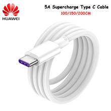 Cable tipo C Original para móvil, Cable de datos de carga de supercarga 1/1.5/2M para Huawei P30/20/10/9 Pro Mate 40 30 Honor V20 V10 V8 2024 - compra barato