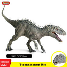 Oenux-figura de acción de Jurassic Savage Indominus Rex, parque mundial de dinosaurios de boca abierta, colección de PVC de alta calidad para niños, juguete para regalo 2024 - compra barato