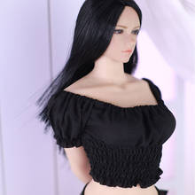 1/6 scale Female JIAOU DOLL  JOA-52 sexy Short Sleeve shirt Fashion Puff sleeve U- for 12 inches  PH TBLeague DIY Figure Bodys 2024 - buy cheap