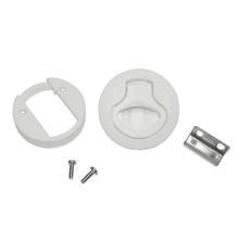 Yacht Marine Boat 2" Flush Pull Hatch Latch Lift Handle Non Locking White 2024 - buy cheap