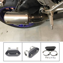 Motorcycle Exhaust Cover Carbon Fiber Anti-scalding For ducati monster 696 monster 1000 diavel scrambler streetfighter 2024 - buy cheap