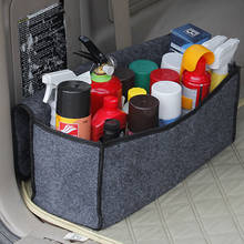 Car Soft Felt Storage Box Vehicle Tool Box Multi-use Tools Organizer Bag Carpet Folding for emergency Box Felt car storage bag 2024 - buy cheap