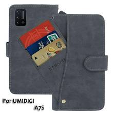 Leather Wallet UMIDIGI A7S Case 6.53" Flip  Fashion Luxury Front Card Slots Cases Cover Business Magnetic Phone Bags 2024 - buy cheap