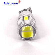 200 шт. T10 W5W 194 5630 Светодиодный автомобильный светильник 6 SMD HID CANBUS без ошибок автомобильный боковой светильник на танкетке светильник номерного знака потолочный светильник 2024 - купить недорого