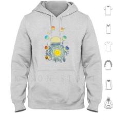 Juggling Planets Hoodie Long Sleeve Astronaut Fantasy Juggling Planet Humor Planets Colors Carbine 2024 - buy cheap