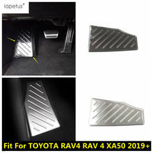 Lapetus Accessories For TOYOTA RAV4 RAV 4 XA50 2019 2020 2021 2022 Left Foot Rest Pedal Pad Plate Footrest Panel Cover Kit Trim 2024 - buy cheap