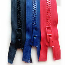 2 Pcs/lot Oversize Plastic YKK Zipper Red Blue 52-60CM Resin Single Open End for Garment Jacket Coat Tennt Sewing Accessories 2024 - buy cheap