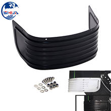 Black Ribbed Front Fender Trim Skirt For Harley Touring Electra Street Glide Road King Softail Tri Glide 2014-Later 2024 - buy cheap