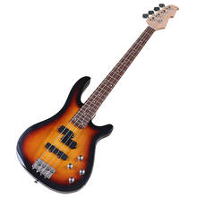 39 дюймовая синяя полностью липа корпус акустическая электрическая гитара 6 струн народная гитара свободная струна 2024 - купить недорого