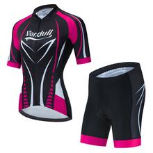 Pro Women Cycling Set 2021 New VENDULL Summer Women MTB Bike Cycling Clothing Bicycle Clothes Ropa Ciclismo Cycling Jersey Set 2024 - buy cheap