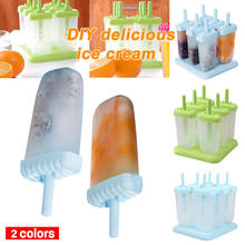 Molde de bloco de sorvete congelado, molde de gelo gelado com 6 células de gelo fundido, ferramenta de cozinha diy 3 2024 - compre barato