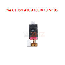 2 pçs para samsung galaxy a10 a105 m10 m105 fone de ouvido receptor fone de ouvido alto-falante celular peças reposição reparo testado qc 2024 - compre barato