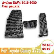 Car Pedals Foot Fuel Brake Clutch Cover Accelerator Pad For Toyota Camry XV70 2018-2019 Avalon RAV4 2019-2020 Car Accessories 2024 - buy cheap