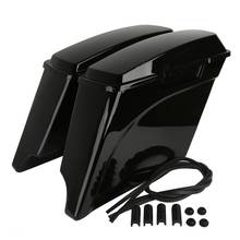 Motorcycle 5" Stretched Extended Saddlebags For Harley Touring Road King Street Glide Road Glide 1993-2013 2024 - buy cheap