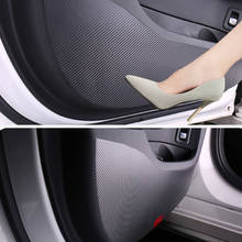 For Honda Fit Jazz 2014 2015 2016 2019 2020 2021 Car Door Anti Kick Pad Carbon Fiber Anti-Dirty Protection Sticker Accessories 2024 - buy cheap