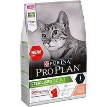 Сухой корм Purina Pro Plan для стерилизованных кошек и кастрированных котов для поддержания органов чувств, с лососем, 4 х 3 кг 2024 - купить недорого