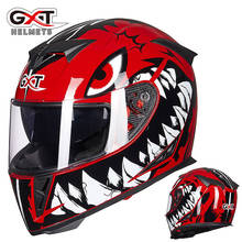 Capacete de rosto inteiro com lente dupla, proteção para motocicleta, mtb, atv, motocross 2024 - compre barato