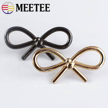 5/10/20pcs 44*22mm Bow Shoes Buckle Metal Bag Clothing Decorative Buckles DIY Leather Craft Luggage Accessories BD437 2024 - buy cheap