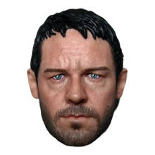 OneSixthKit 1/6 Scale Gladiator Russell Crowe Head Sculpt For Hot Toys ACI Body  12" Action Figure 2024 - buy cheap