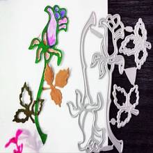Troqueles de corte de Metal de flores hermosas para álbum de recortes DIY, tarjetas de papel, manualidades decorativas, troqueles de relieve 2024 - compra barato