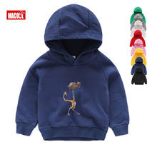 Sudaderas con capucha para niños y niñas, ropa para bebés de manga larga Con animaciones, Tops cálidos e informales, geniales, primavera e invierno 2024 - compra barato