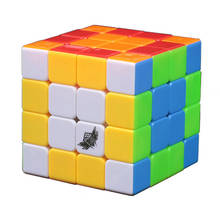 Cubo mágico ciclónico G4 para niños, rompecabezas de velocidad, sin pegatinas, arcoíris, regalos, 4x4, juguetes educativos 2024 - compra barato