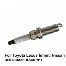 Platinum Spark Plug for Toyota Wish Lexus CT200h NX200 Nissan Patrol Infiniti QX80 X56 OE ILKAR7B11 ( Pack of 4 ) 2024 - buy cheap