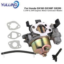 For Honda GX160 GX168F GX200 5.5HP 6.5HP + Fuel Pipe Gasket Engine Motorcross Carburator Carburetor Carb Fit 2024 - buy cheap