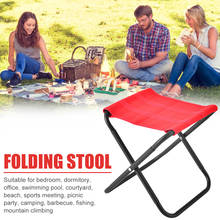 Pescar portátil Mate plegable Silla de Camping exterior pesca silla de asiento silla plegable con ligera bolsa de almacenamiento taburete pequeño 2024 - compra barato