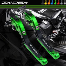 Manetes de freio e embreagem dobráveis e ajustáveis, para kawasaki ninja visual zx 25r 2020 2024 - compre barato