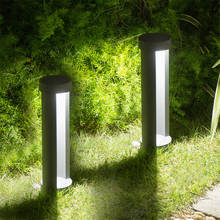 40/60CM Outdoor Stand Pole Column Lawn Light Aluminum Waterproof Garden Pillar Lamp Villar Courtyard Pathway Post Bollards Light 2024 - buy cheap