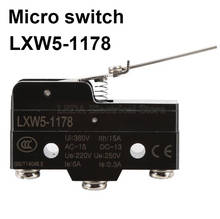 1Pcs LXW5-1178 15A 380VA Miniature Microswitch Metal Handle Switch Screw Terminal Limit Switch 2024 - buy cheap