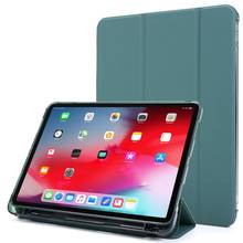 Для iPad Pro 12 9 чехол 3rd 4th Gen 2020 2018 многофункциональная Складная Смарт-подставка для iPad Pro 12,9 12 9 Чехол-книжка для планшета + ручка 2024 - купить недорого